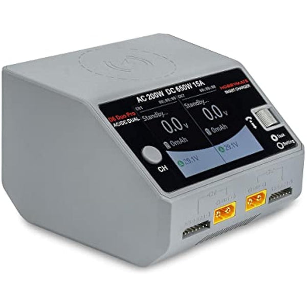 HOBBYMATE D6 Duo Pro RC Hobby Lipo Battery Charger Support AC/DC Input