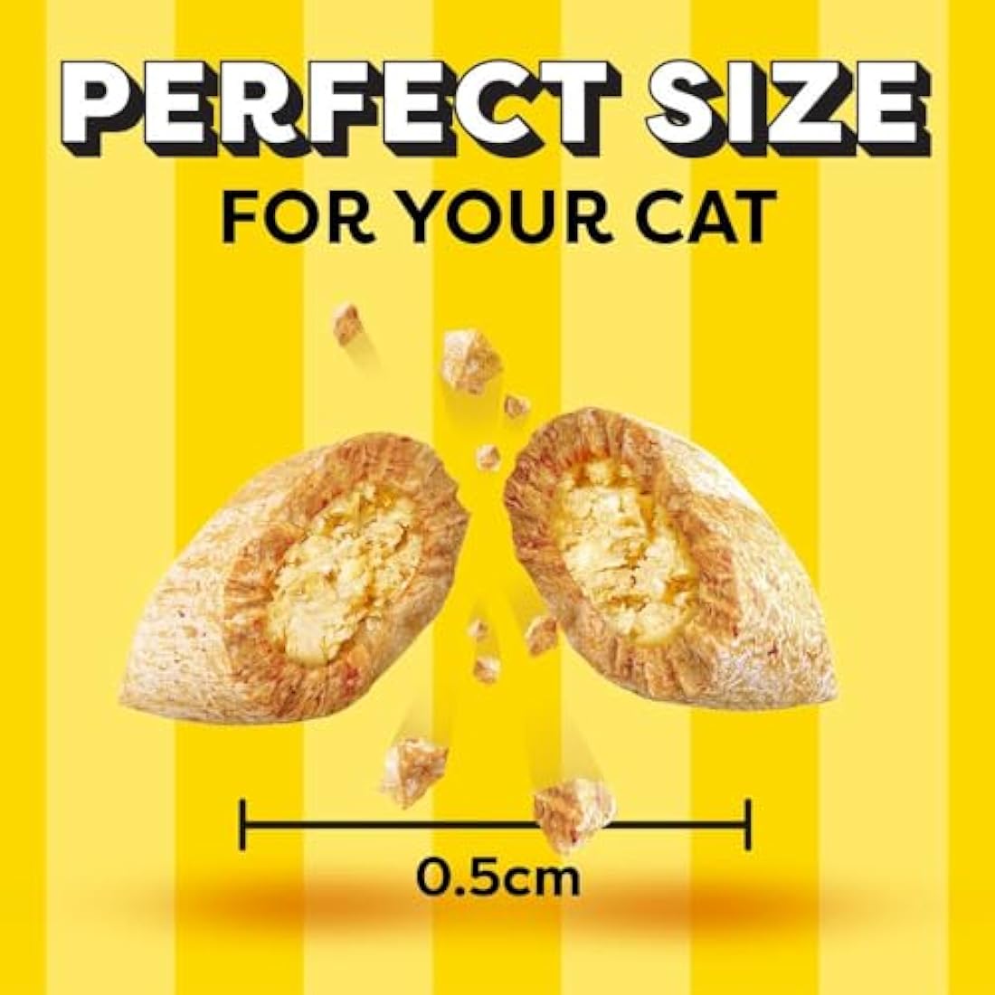 Dreamies Mega Pack Cat Treats, Tasty Snacks with Delicious Turkey, 6 Pouches of 200 g