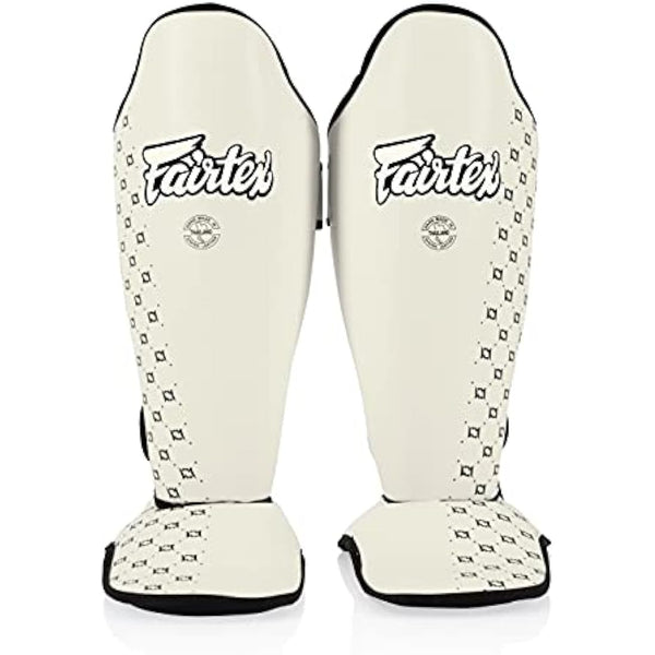 Fairtex Competition Muay Thai Shin Guards, SP5 - Black, Blue, Yellow