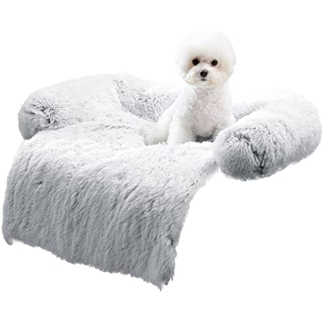 HACHIKITTY Dog Sofa Bed Mat 100x100 cm, Washable Pet Bed Cushion Cover for Furniture Protector, X-Large