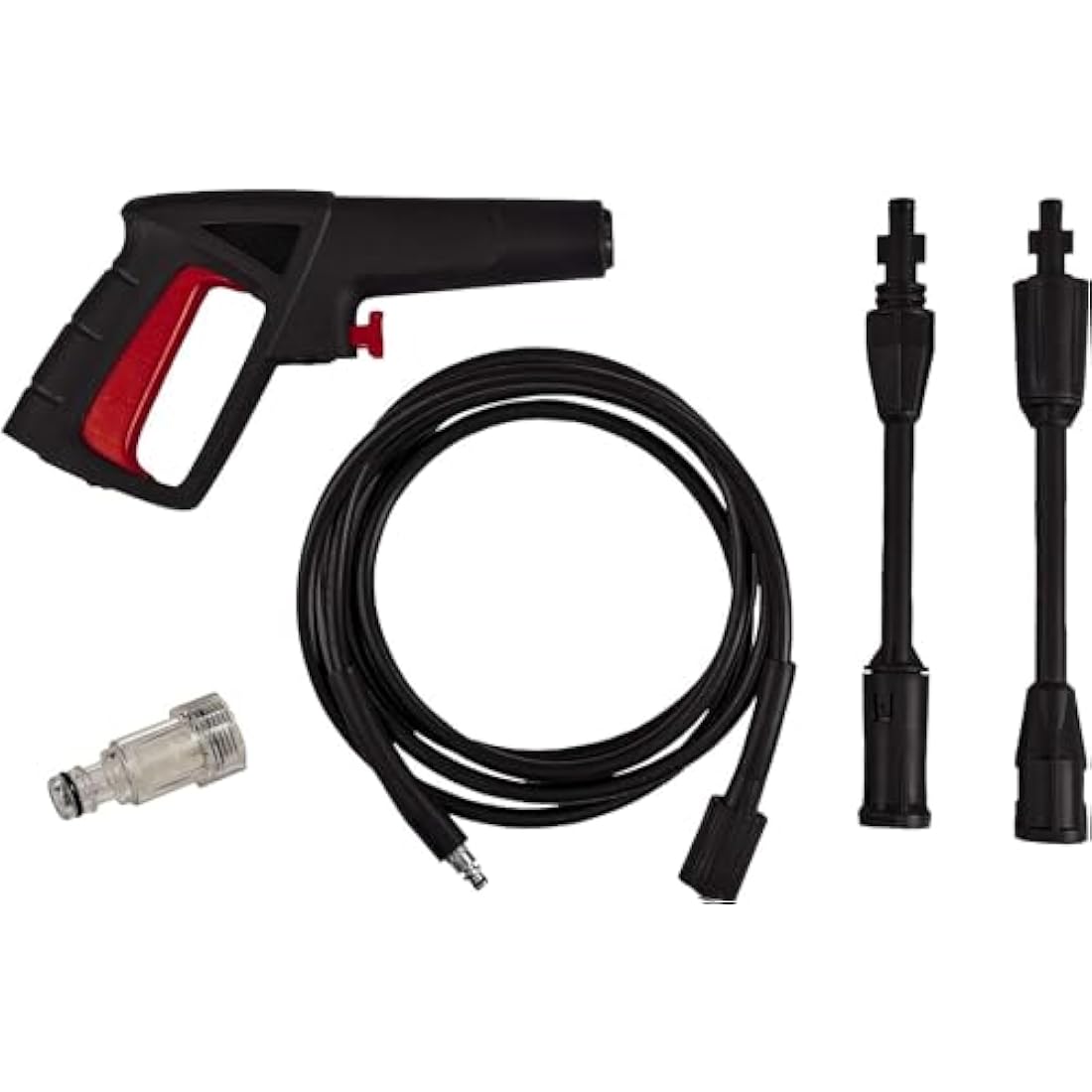 Einhell High-pressure cleaner TC-HP 90 (1200 W, max. 90 bar, output max. 372 l/h, carry-handle, water connection + integrated filter, complete with gun, hose, lance + nozzle)