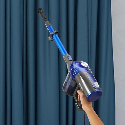 Akitas Cordless Vacuum Cleaner Upright Handheld Stick Lightweight Rechargeable Lithium Battery Good For Carpet, Pet Hair (AKV8)