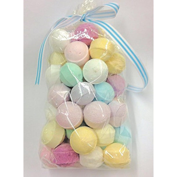 60 x mini bath bomb marbles, assorted fragrances