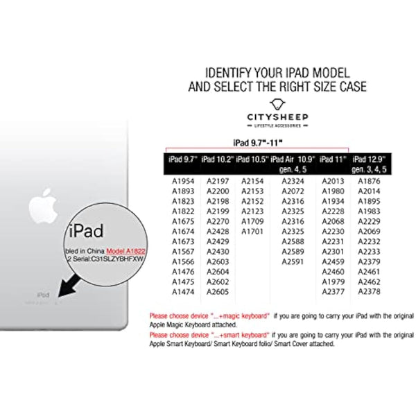 iPad Pro Sleeve iPad Sleeve 11 Inch iPad 10.2 Sleeve 9th 8th 6th 5th 4th Generation 2022 2021 2020 10.2 10.5 10.9 11-inch Also available for iPad with Smart Magic Keyboard Folio. Genuine Leather