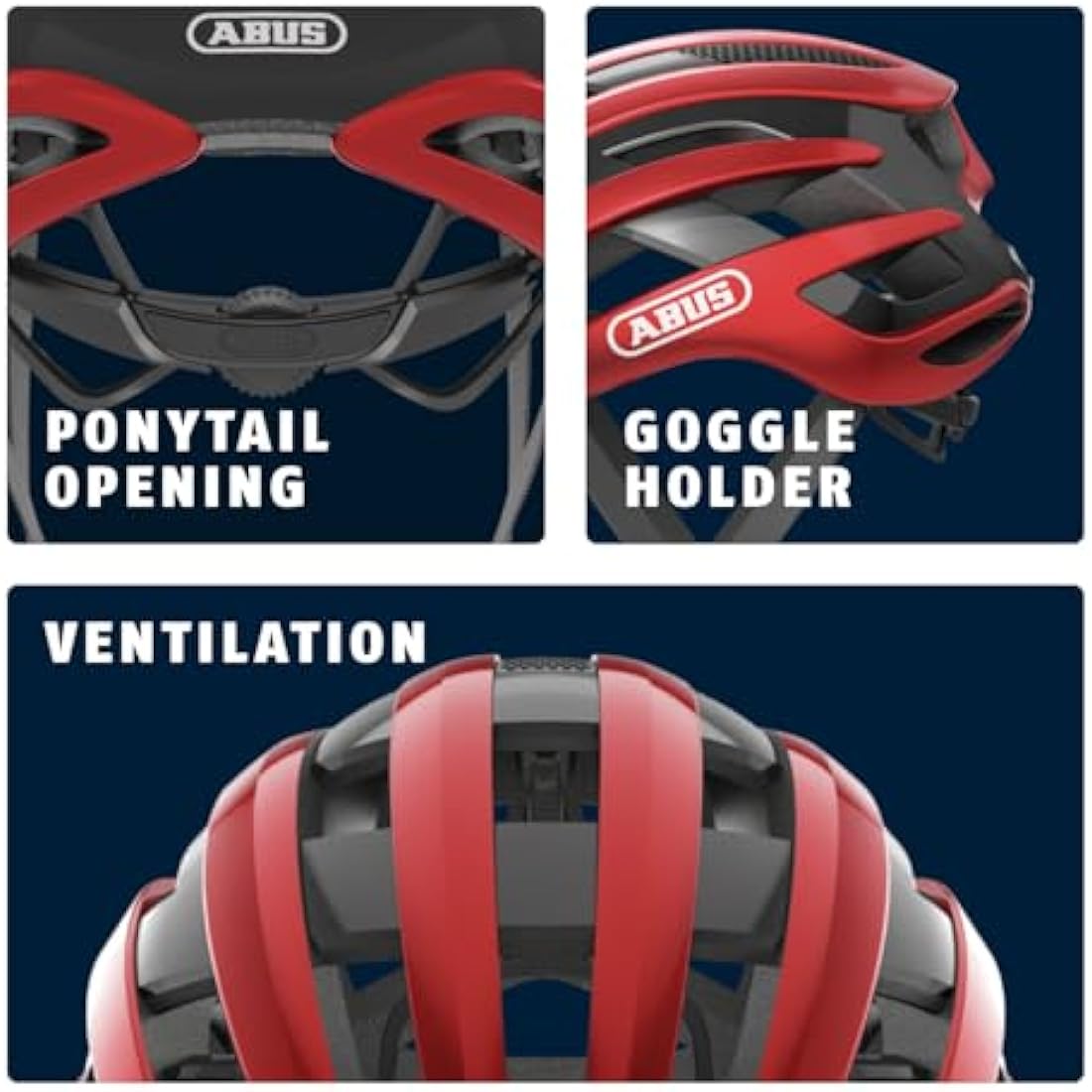 ABUS AirBreaker Racing Bike Helmet - High-End Bike Helmet for Professional Cycling - Unisex, for Men and Women