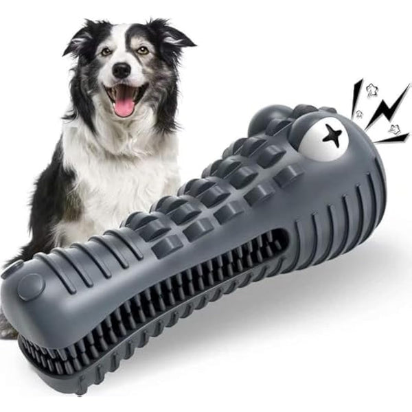 HETOO Dog Chew Toys, Indestructible Tough Durable Dog Toothbrush Toys For Aggressive Chewers Dogs Dental Care Teeth Cleaning, Gifts for Dogs