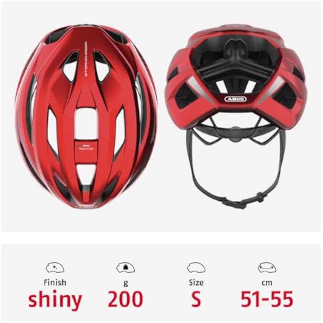 ABUS StormChaser ACE Racing Bicycle Helmet - Lightweight Road Bike Helmet for Bike Racing