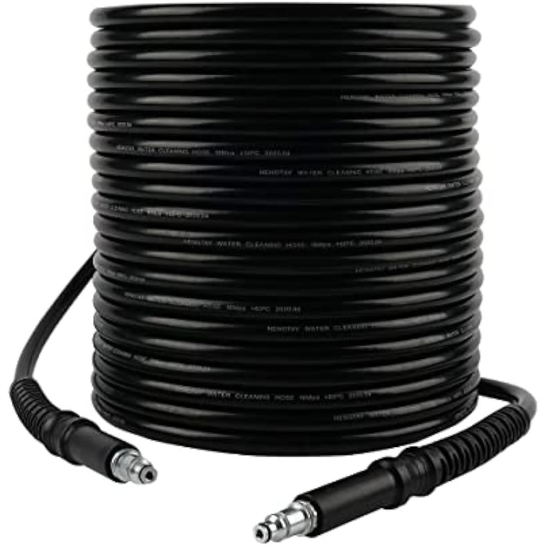 Fai Top 15M High Pressure Hose with Quick Connector Compatible for Bosch AQT High Pressure Washers (15M, Black)