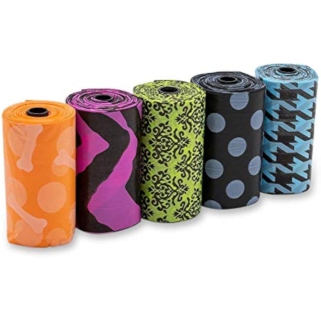 Bags On Board Dog Poo Bags | Strong, Leak Proof Dog Waste Bags | 140 Patterned Bags