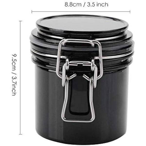 Eyelash Glue Storage Tank Air Tight Lock Container for lash glue, Reusable Activated Sealed Storage Jar Container Cylinder for Prevent Dryness Ideal for False Eyelash Extension, Makeup, Handcraf