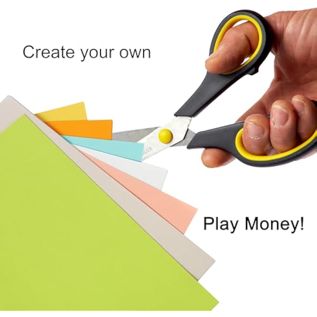 APOSTROPHE Games Create Your Own Opoly Board Game – Blank Game Board with Accessories, Blank Cards, Property Cards – 2+ Players, Ages 10+