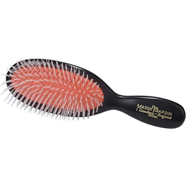 Mason Pearson N4 Nylon Pocket Hair Brush - Dark Ruby