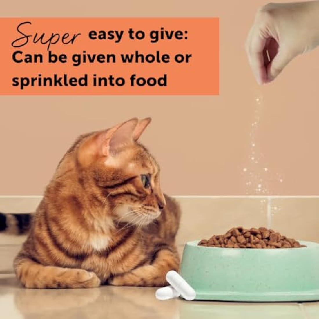 Feliway Cystease 30 Capsule Pack, 30 Feliway Cystease Capsules For Cats Urinary Tract Infection Treatment, Cat Supplements To Help Stress Related Bladder Issues And Reduce Cat Anxiety In Your Pet