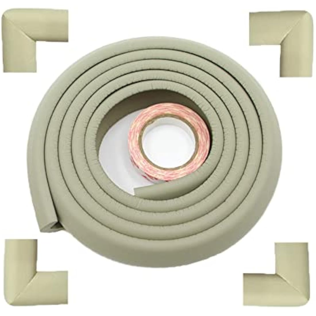 Fairy Baby Safety Baby Edge & Corner Guards Colorful Childproofing Protection(13.1ft Edge Guard+4 Corner Guards)