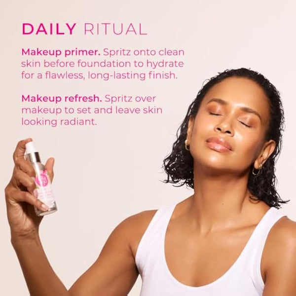 Ella & Jo 'Orange Blossom' 3 in1 Hyaluronic Skin Mist - Instant Hydration & Dewy Glow with Chamomile, Cucumber, Witchhazel, Aloe Vera & Green Tea Extract - Vegan, Cruelty-Free, Travel-Friendly 100ml