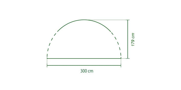 Coleman Gazebo, Event Shelter for Garden and Camping, Sturdy Steel Poles Construction, Large Event Tent, Portable Sun Shelter with Sun Protection SPF 50+, Grey/Green, L - 3.6 x 3.6 m