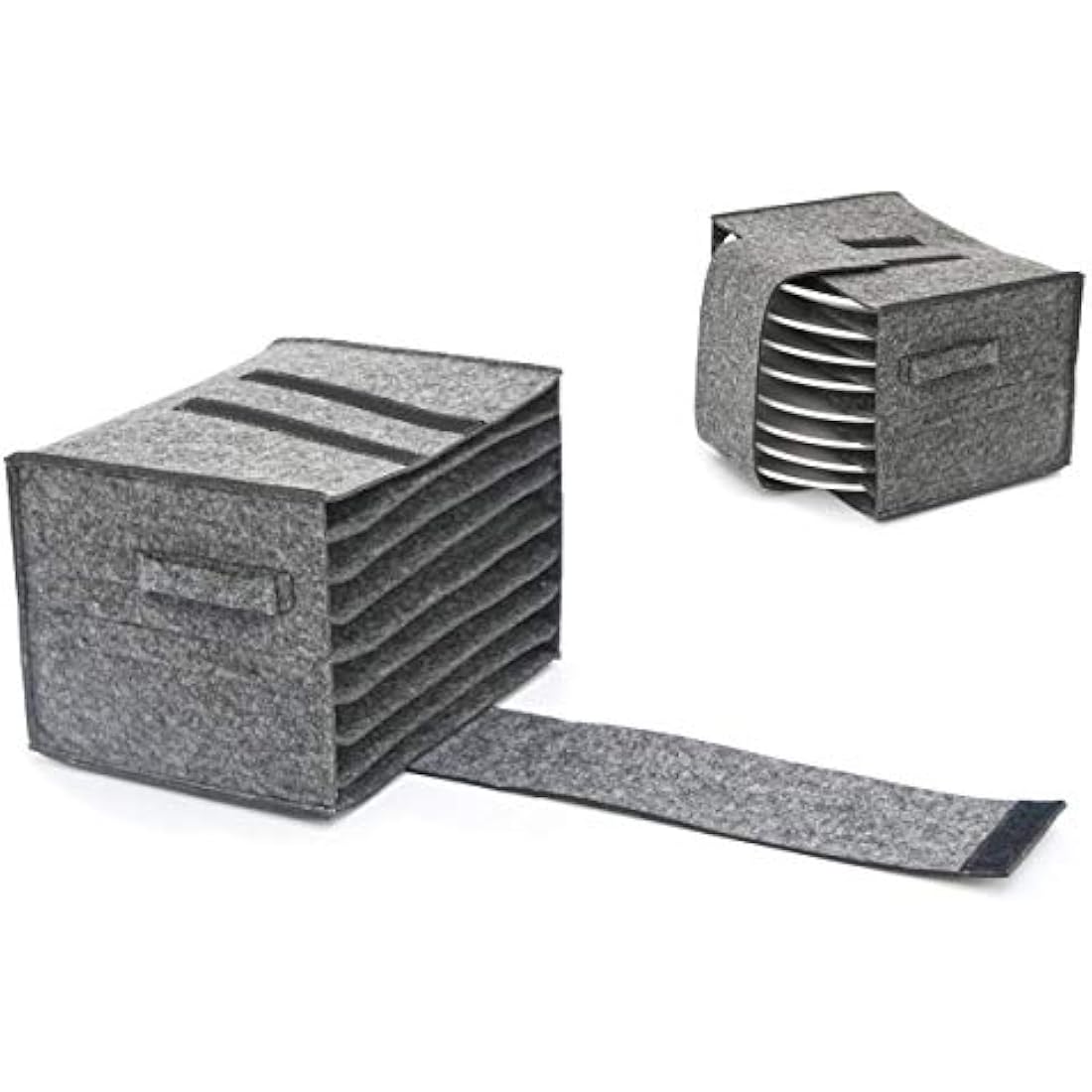 DuneDesign Caravan Plate Holder for 8 Plates - 27x20x18 Motorhome Cupboard Storage - Campervan Kitchen Accessories Motorhome Storage Box Storage for Campervan Motorhome Plate Rack Caravan Accessories