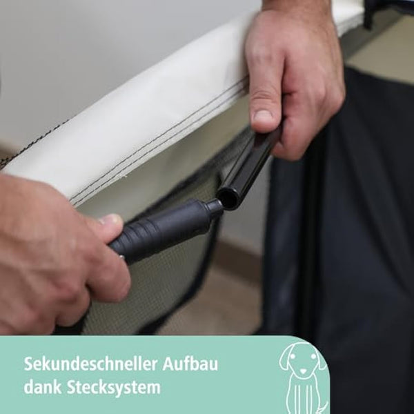 Kerbl Pet Travel Box Journey 91x63,5x63,5cm, gray/beige