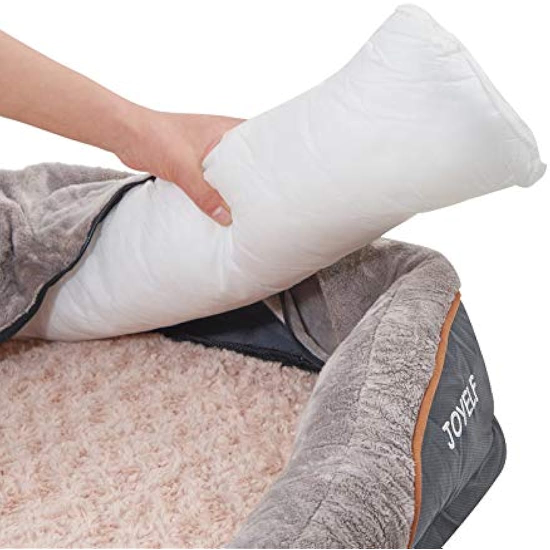 JOYELF Orthopedic Memory Foam Dog Bed Replacement Insert Stuffing Pillow - XXlarge