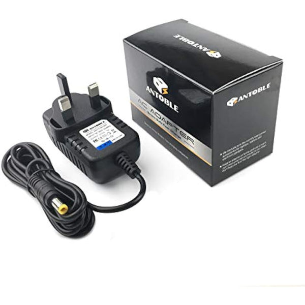 Guitar Effect Pedal Power Supply, Antoble 9V AC Mains Charger Adapter for Boss PSA-240 PSA-230 ACR-240