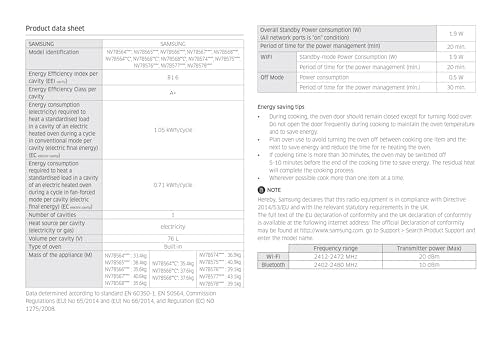 Samsung Series 4 Dual Cook Flex Smart Oven with Pyrolytic Cleaning, Colour: Stainless Steel, NV7B45305AS