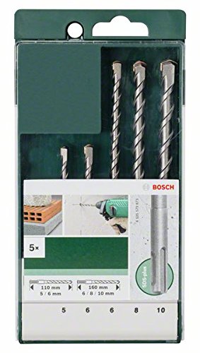 Bosch 2609255543 SDS-Plus Hammer Drill Bit Set (7 Pieces)