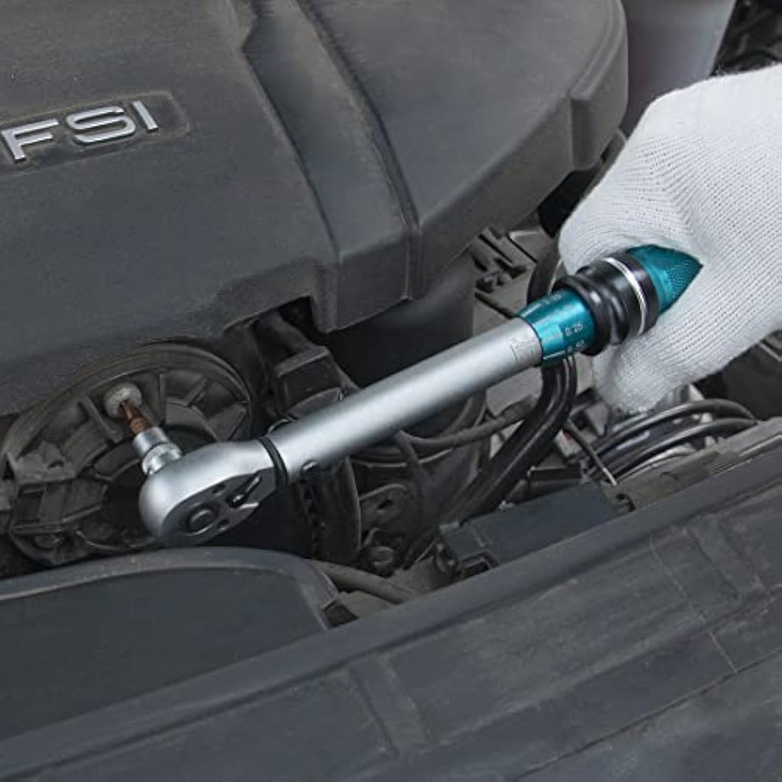 Awang 1/4 Inch Drive Click Torque Wrench Set 5-25 Nm, 72-Tooth Bicycle Torque Wrench Set, High Precision ± 3% Tool Repair Kit for Road Bikes and Mountain Bikes