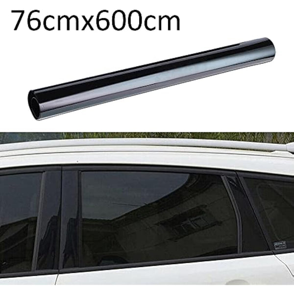 ETOPARS 76cmx6m 25% VLT Black Smoke Car Window Tint Film Roll Van Vehicle Home Office Glass Solar Film Tinting Heat Insulation Sun Protection