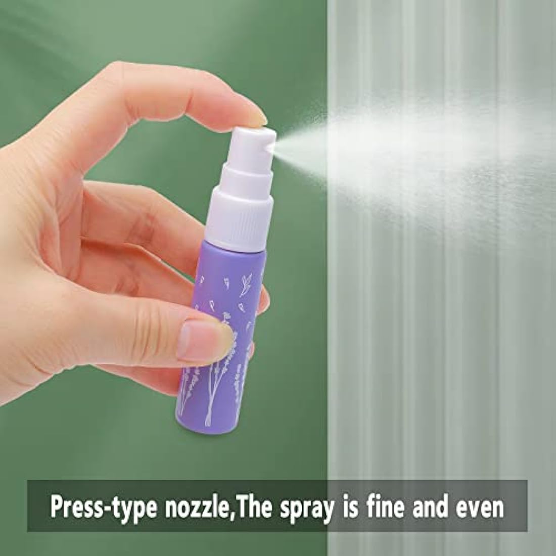 Unxuey 10pcs 10ml Purple Perfumes Spray Bottles, Dispenser Atomizer, Glass Empty Tube Travel Size Refillable Sample Container for Various Water-based Liquids with 10 Funnels+5 Droppers