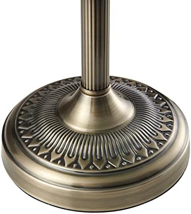 Newrays Green Glass Bankers Desk Lamp with Pull Chain Switch Plug in Fixture