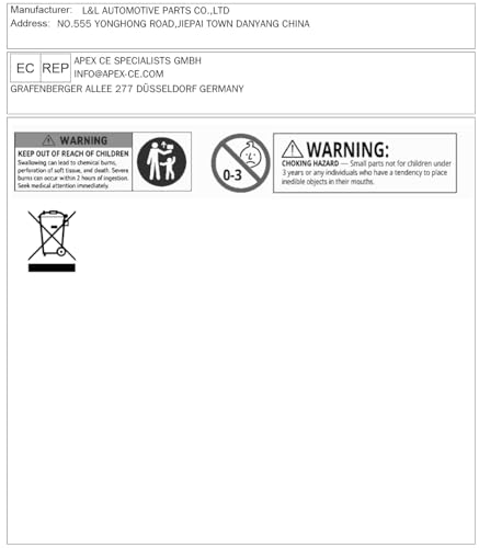 LONGLING Replacement Driver Right Side O/S Headlight Lamp Electric Adjustment for 2012-2020 Volvo Truck FH FM Version 4
