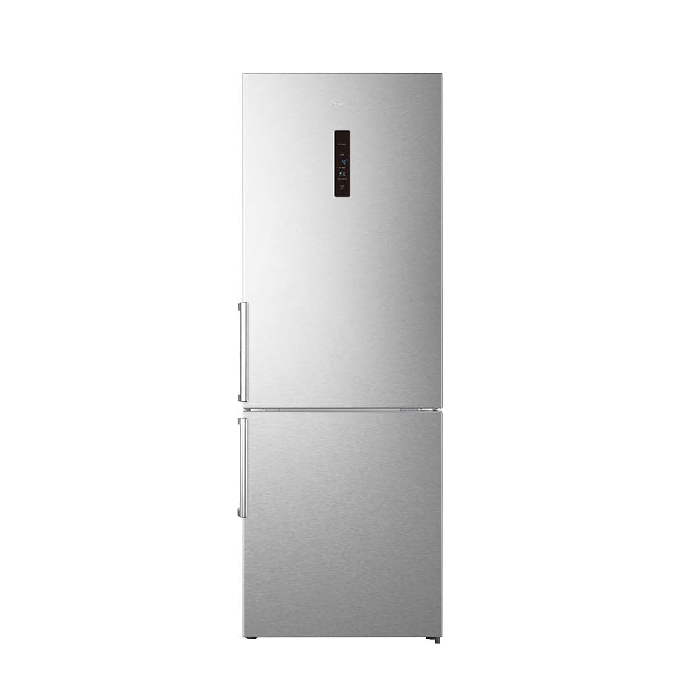 Teknix FFH1825WB 55cm Freestanding 50/50 Fridge Freezer - 256 Litre Capacity - Total No Frost - Non-plumbed Water Dispenser - Black, H182.5 x W55 x D56.2 (cm)