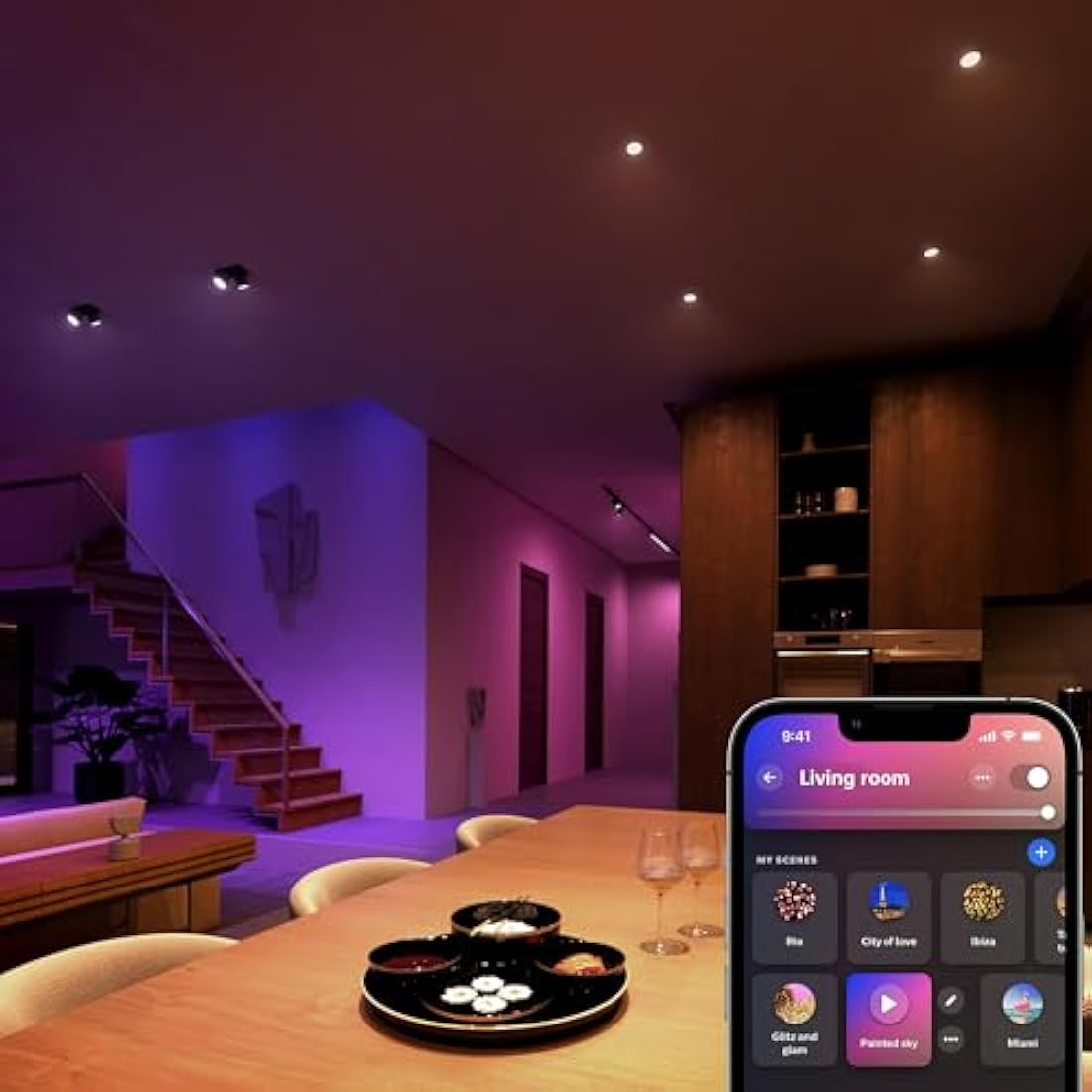 Philips Hue LED Smart Light spot - White and Colored Light - 2 Pack - MR16