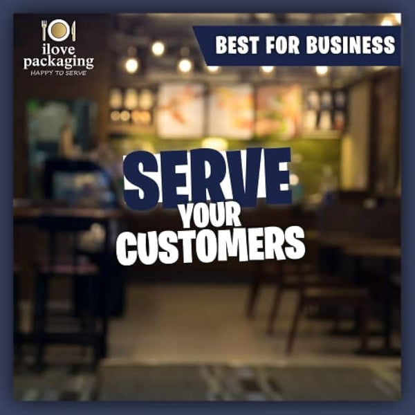 ilovepackaging 500x Plastic Disposable Drink Cups for Water Coolers Camping Travel Parties and Events (500 x 7 Ounce/180 Millilitre Cups) (500 Pack)