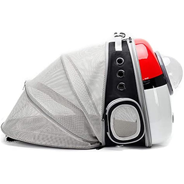 Interfashioner® Cat Carrier Backpack, Back Expandable Space Capsule Pet Carrier Backpack Bubble for Kitten Small Dog up to 5.5 kgs, Backpack for Cat