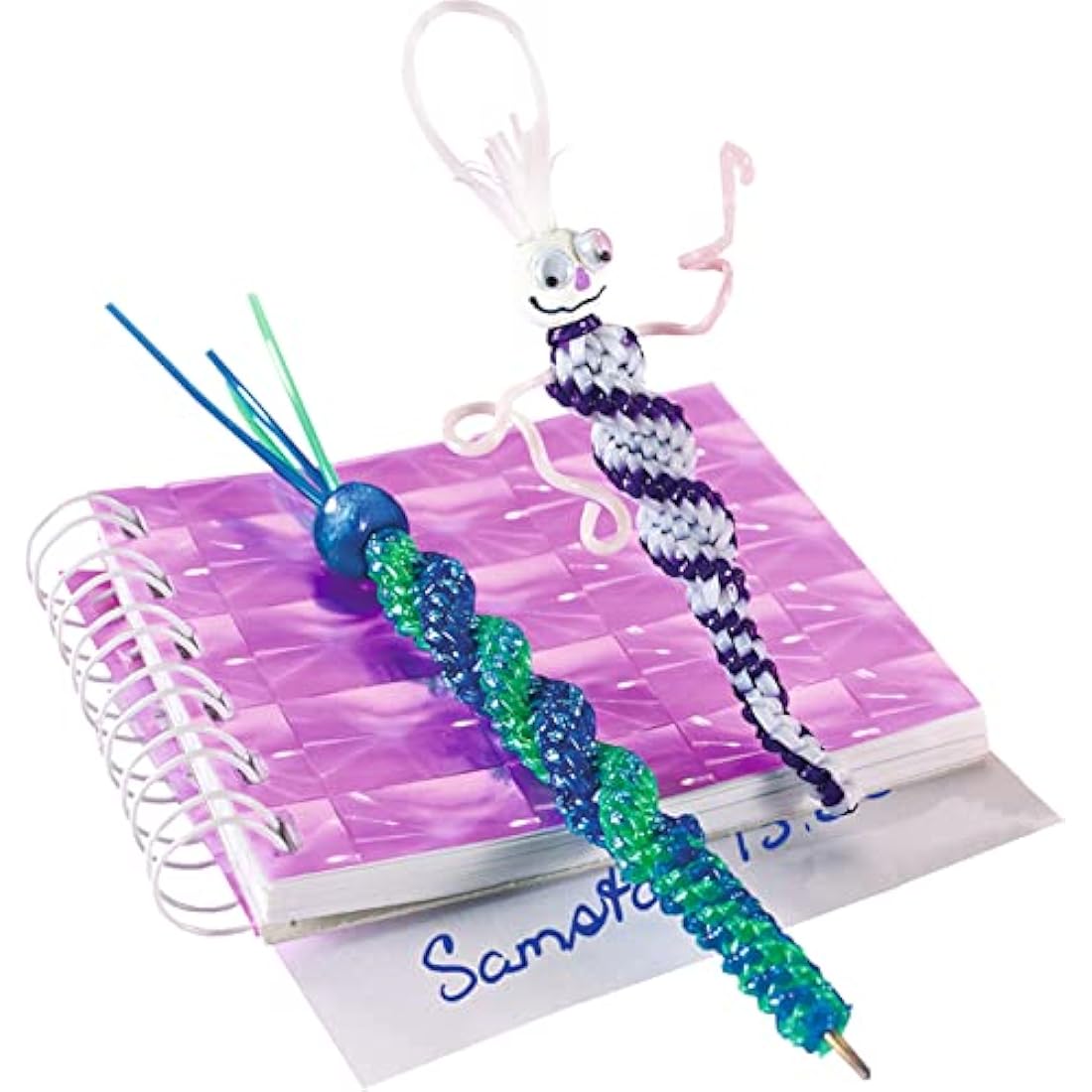 Folia Bringmann 732050 Braiding Cords Transparent with Glitter