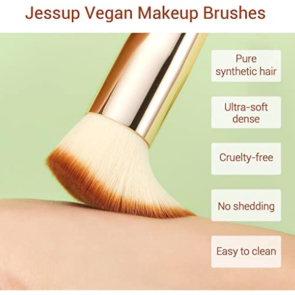 Jessup Brand 20pcs Beauty Bamboo Professional Makeup Brushes Set Make up Brush Tools kit Foundation Powder Brushes Eye Shader T145