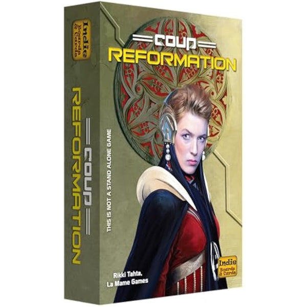 Indie Board & Card IBCCOR2 Coup Reformation 2nd Edition Expansion Card Game, for 10-15 years