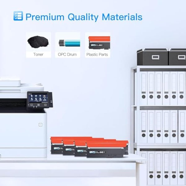 404S Compatible Toner Cartridge Replacement for Samsung P404C CLT-P404C for Xpress SL C430 C430W C480 C480W C480FN C480FW (1 Black/1 Cyan/1 Magenta/1 Yellow, 4-Pack)