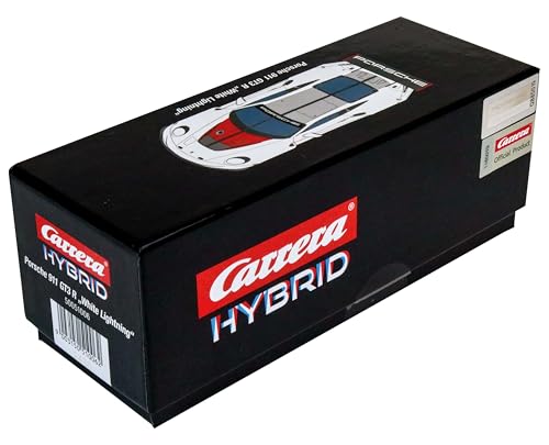 50051006 Porsche 911 GT3 R White Lightning 1:50 Scale AI-Supported Race Car with Working Lights & USB-C Charging