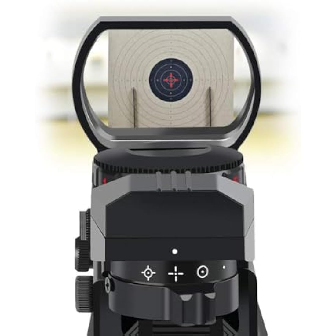Feyachi Red Dot Sight Reflex Sight Green & Red Adjustable Reticle (4 Styles) Riflescope with 20mm/22mm Weaver/Picatinny Rail Mount and Cover for Hunting Crossbow