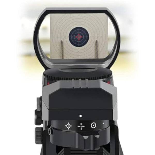 Feyachi Red Dot Sight Reflex Sight Green & Red Adjustable Reticle (4 Styles) Riflescope with 20mm/22mm Weaver/Picatinny Rail Mount and Cover for Hunting Crossbow
