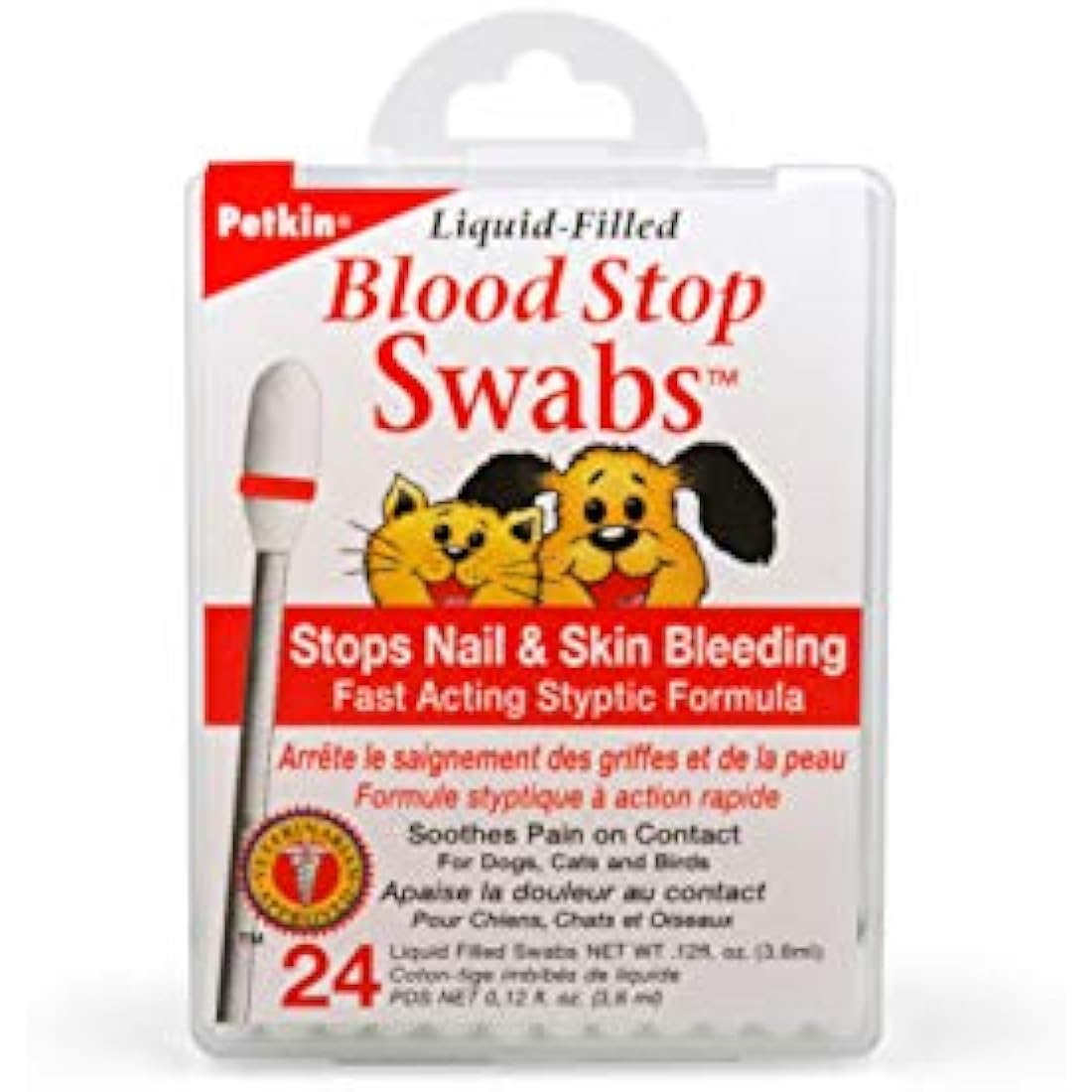 Petkin Pet Blood Stop Swabs