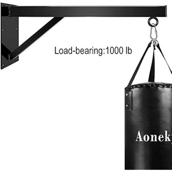 Aoneky Boxing Bag Wall Mount Bracket - 27"-39'' Heavy Duty Punch Bag Hanger for MMA, Mua Thai, Judo, Martial Arts, UFC