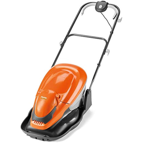 Flymo EasiGlide 360 Hover Collect Lawn Mower - 2000W Motor, 36cm Cutting Width, 26 Litre Grass Box, Folds Flat, 10m Cable Length, Orange and Grey
