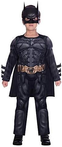Amscan Officially Licensed Warner Bros The Dark Knight Batman Boys Fancy Dress Costume