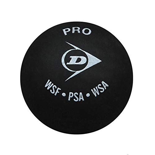 DUNLOP Squash Balls Pro Double Yellow, 12 Balls, Official Tournament Squash Ball