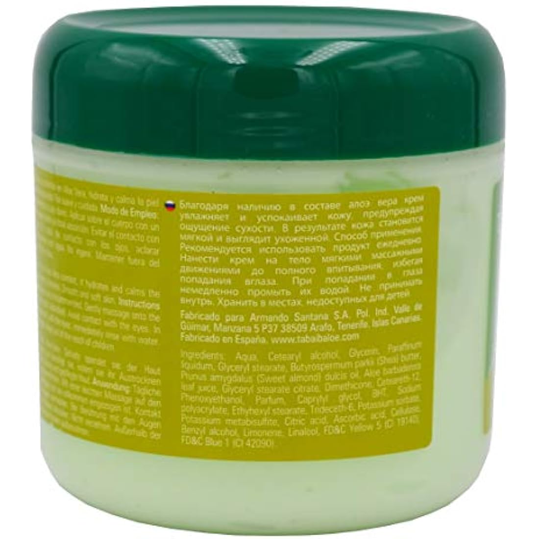 Tabaiba Face Cream and Body Aloe Vera - 6 Units