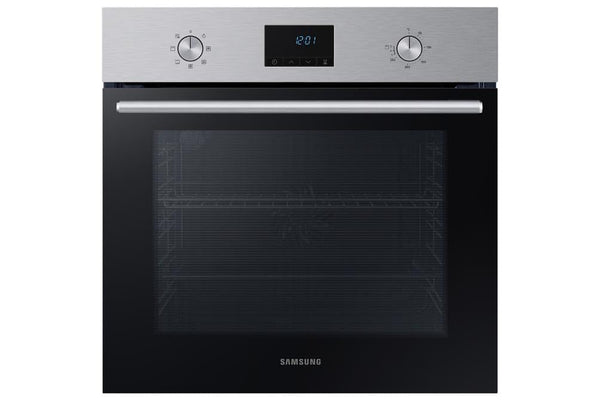 Samsung Series 4 Dual Cook Flex Smart Oven with Pyrolytic Cleaning, Colour: Stainless Steel, NV7B45305AS