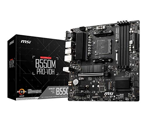 MSI MPG B550 Gaming Plus (ATX AMD AM4 DDR4 M.2 USB 3.2 Gen 2 HDMI ATX Gaming Moederboard AMD Ryzen™ 5000 processors